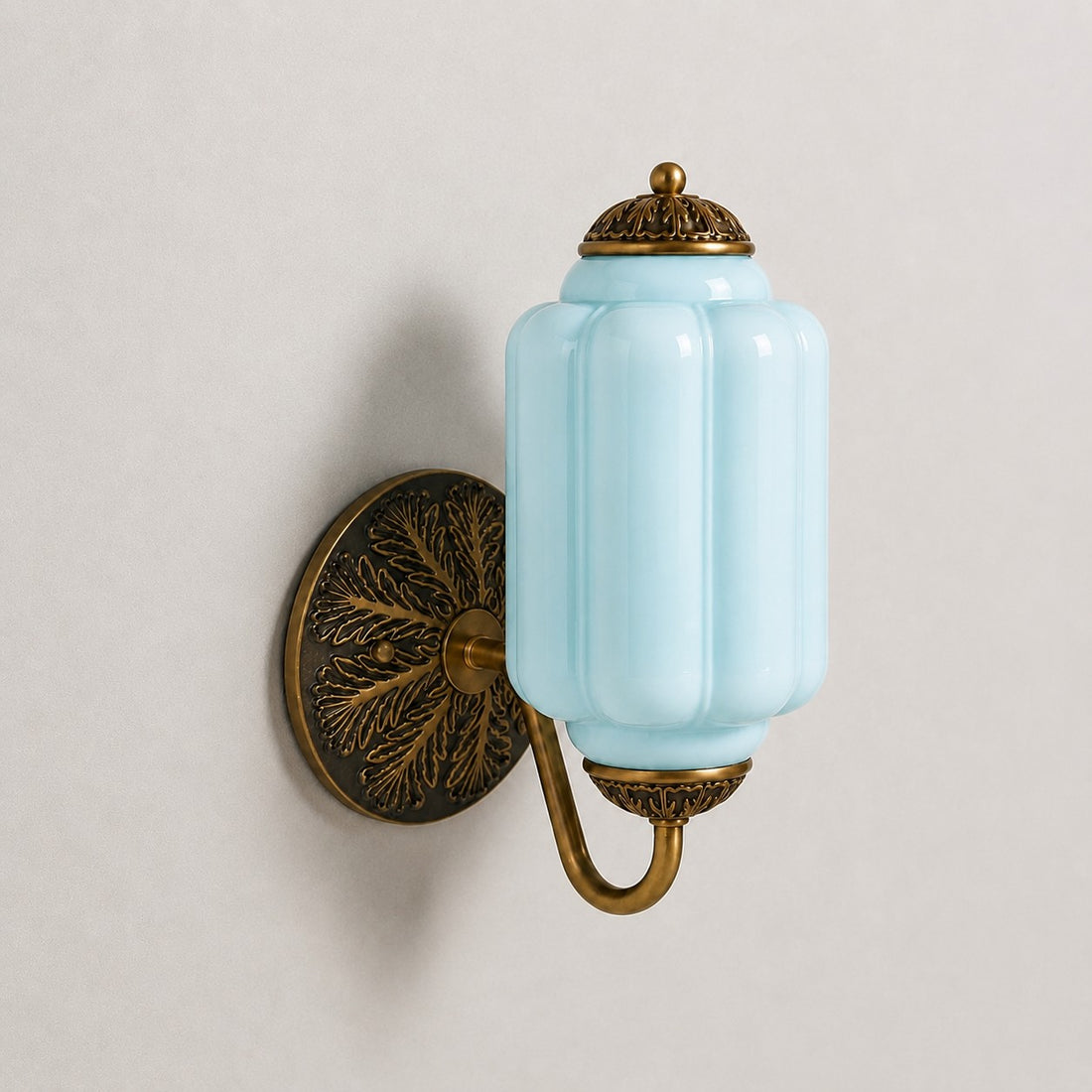 Vintage Milk Glass Sconce - Bedside Cream Eloise Wall Sconce