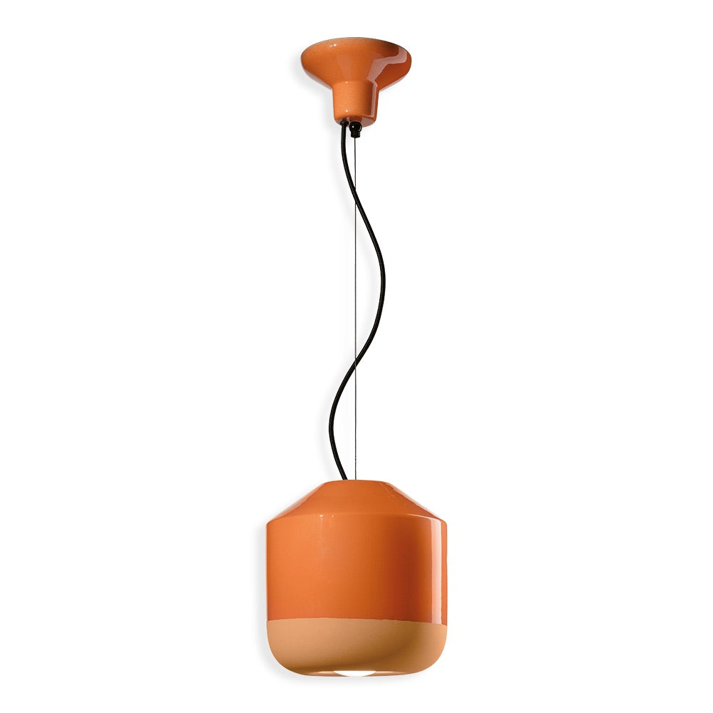 Minimalist Ceramic Hanging Light With Nature-Inspired Form