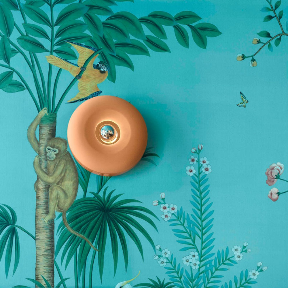 Elegant Flush Mount Light in Glossy and Matte Ceramic