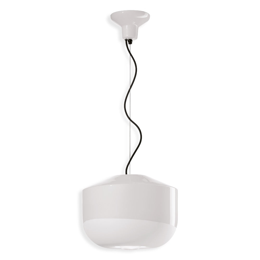 Minimalist Ceramic Hanging Light With Nature-Inspired Form