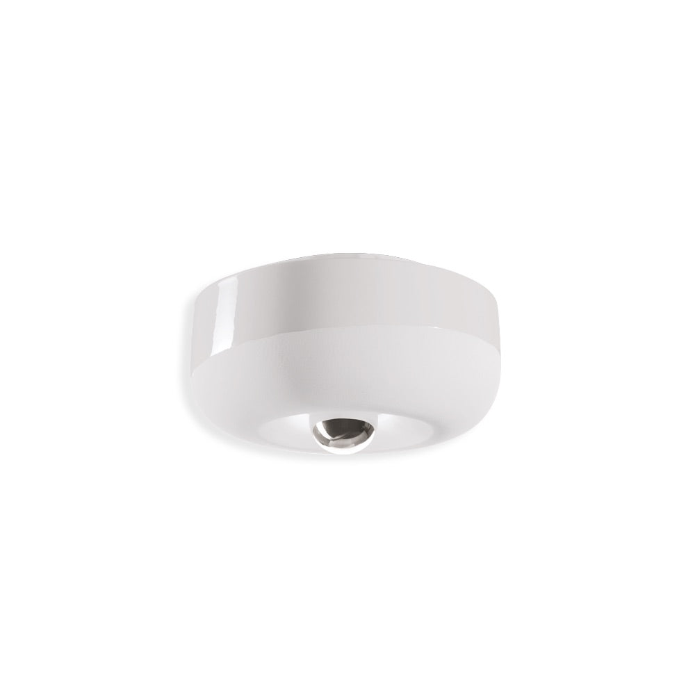 Elegant Flush Mount Light in Glossy and Matte Ceramic