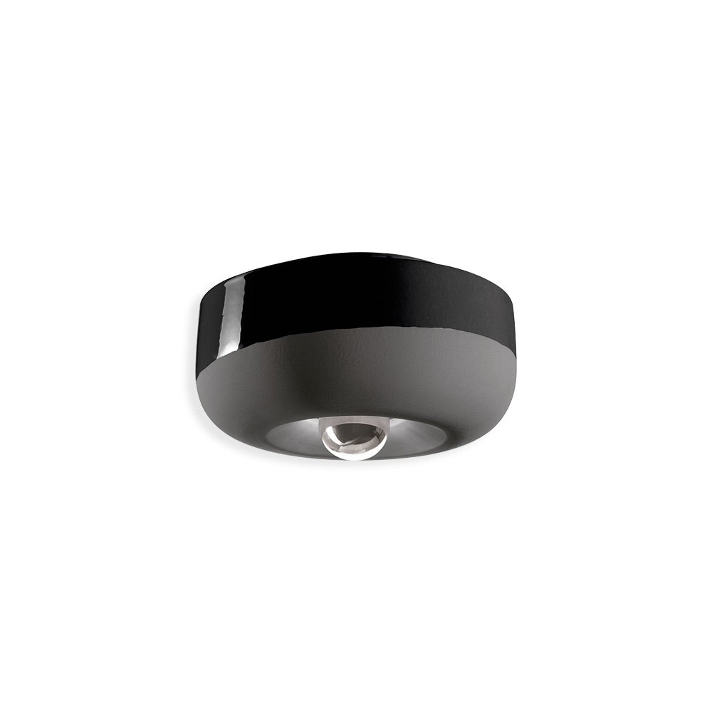 Elegant Flush Mount Light in Glossy and Matte Ceramic