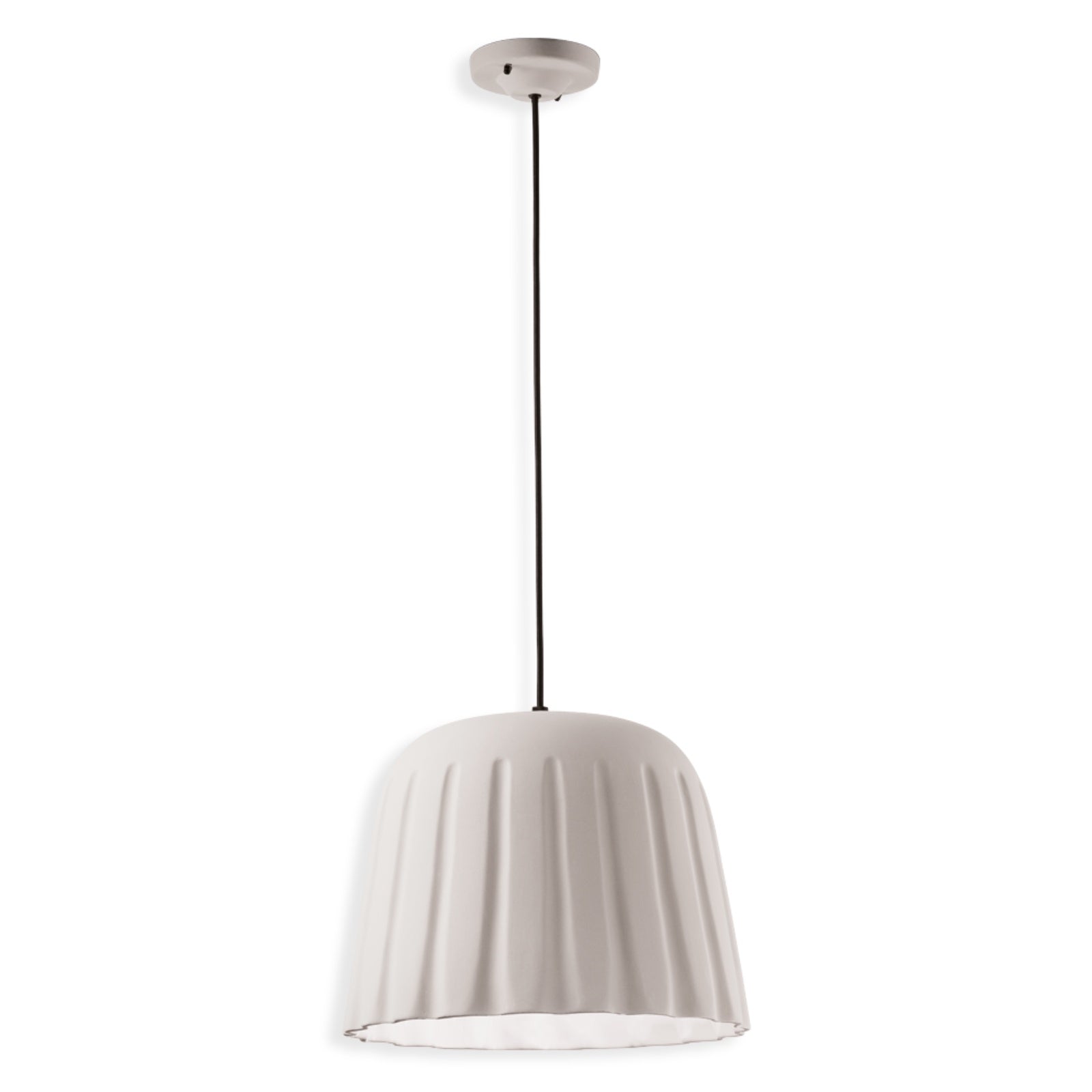 Contemporary Pudding Inspired Design Ceramic Pendant Lamp