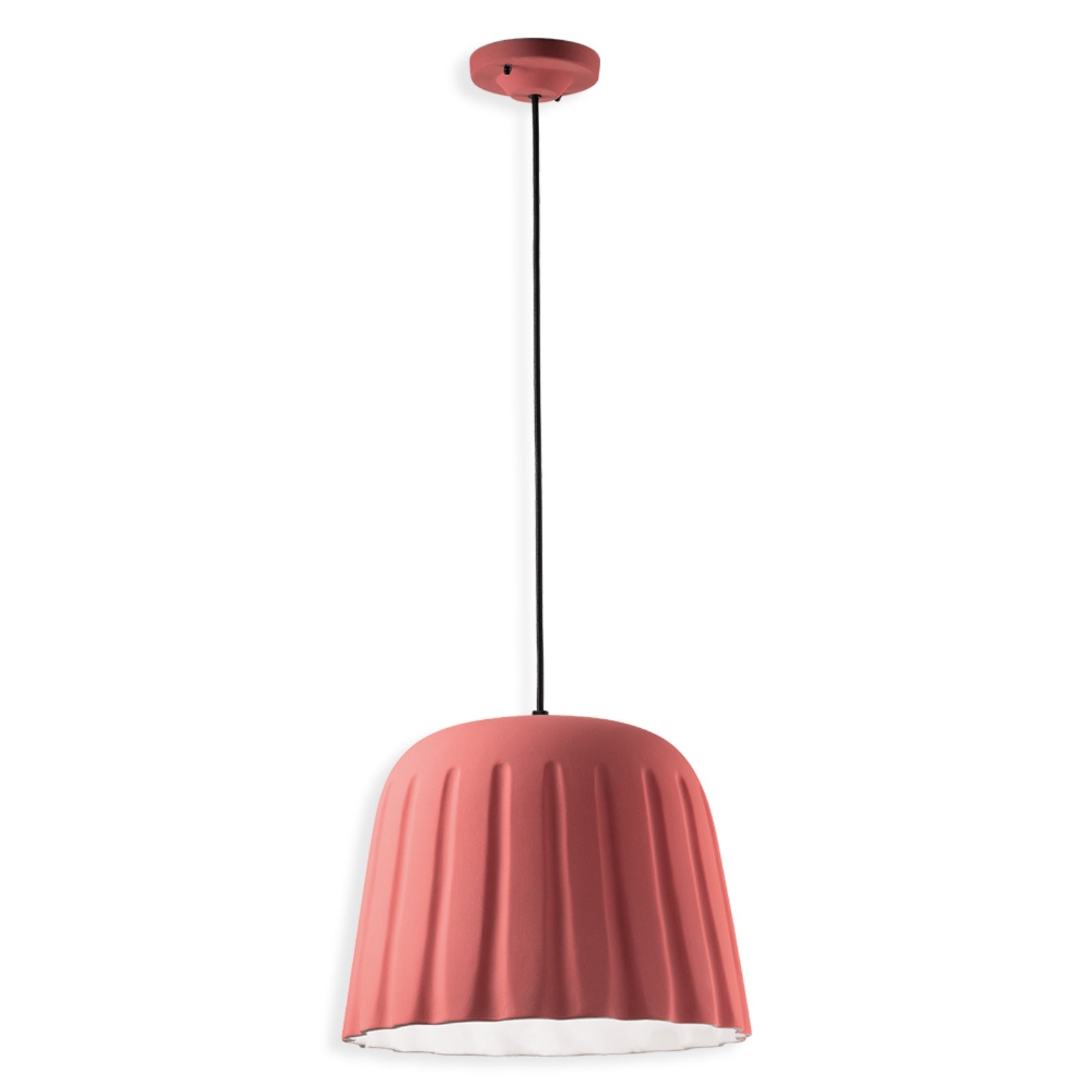 Contemporary Pudding Inspired Design Ceramic Pendant Lamp