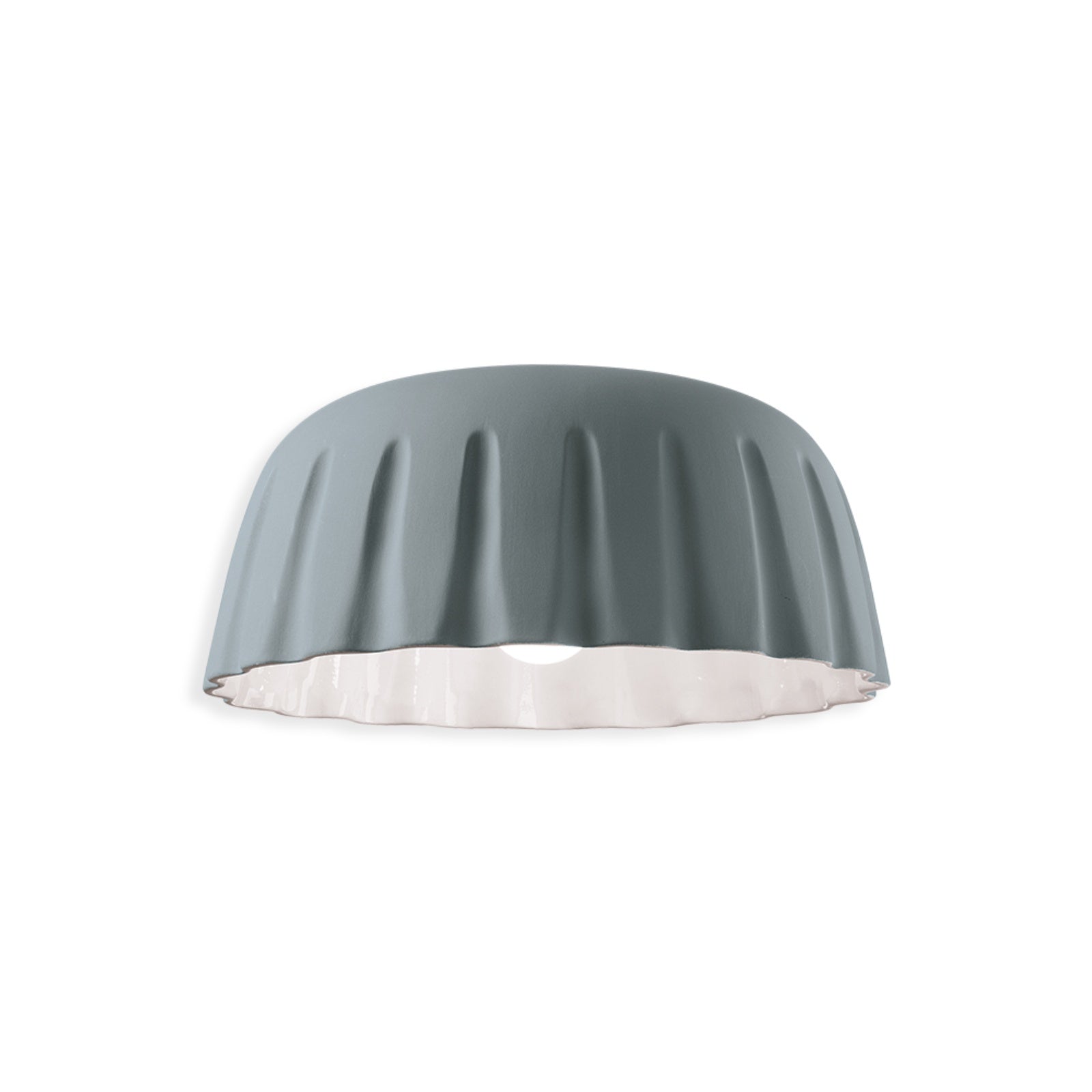 Elegant Ceramic Pudding Shape Ceiling Light Fixture