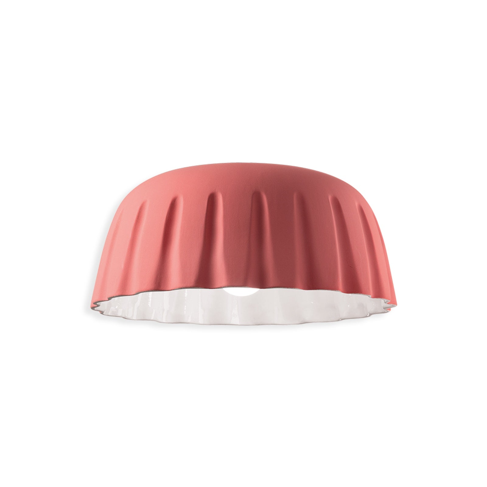 Elegant Ceramic Pudding Shape Ceiling Light Fixture