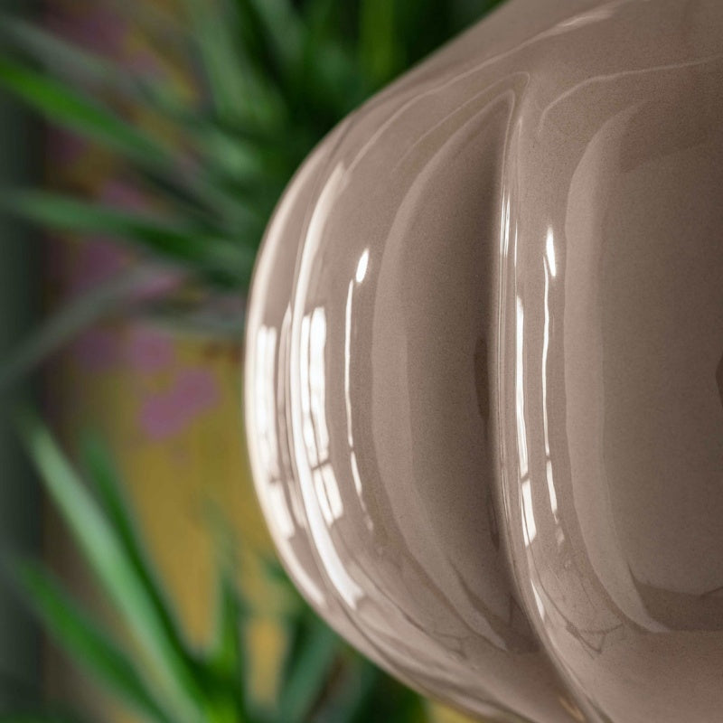 Contemporary Pendant Light with Glossy Ceramic Finish