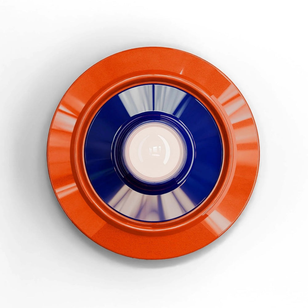 Architectural Ceramic Wall Light – Modern Concentric Form