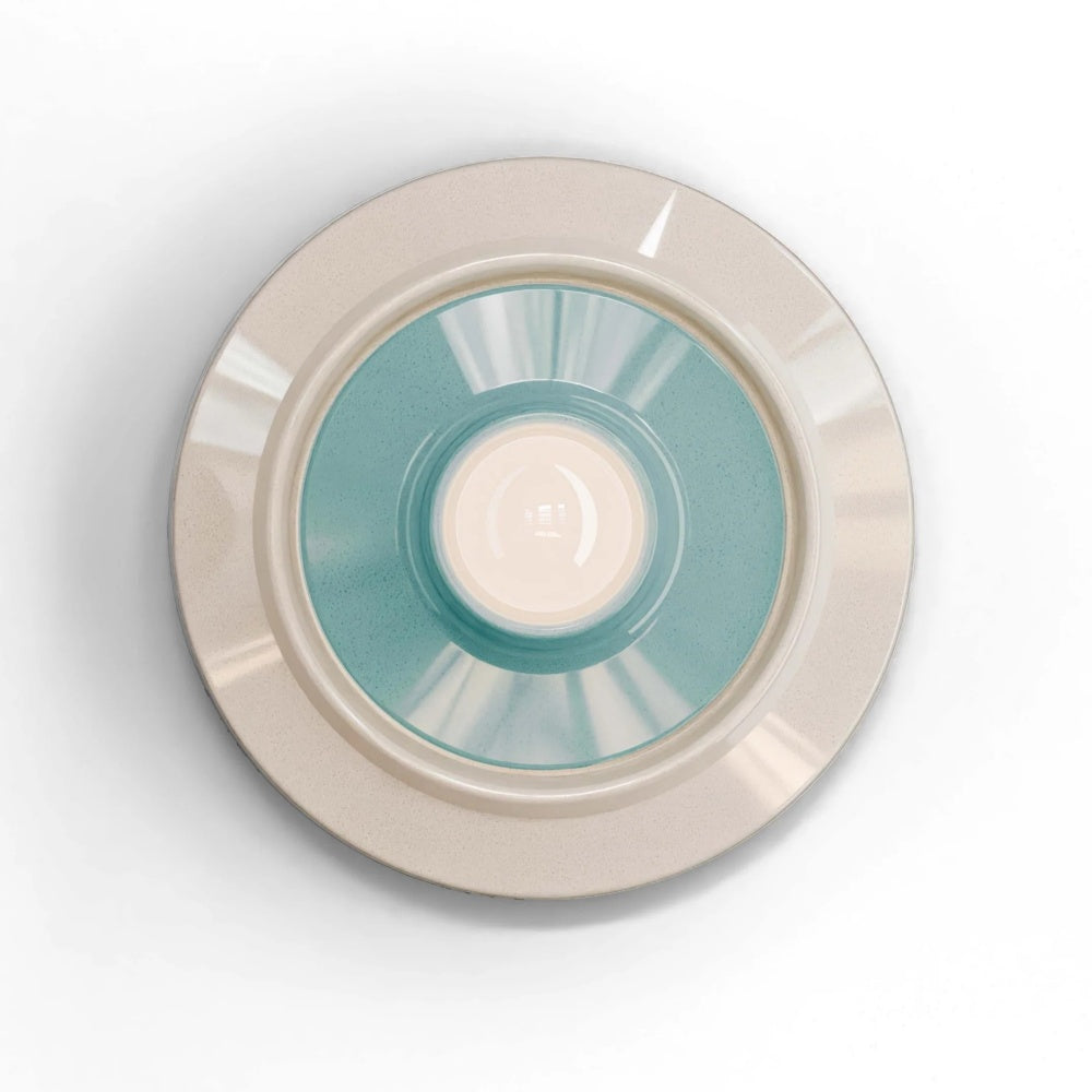 Architectural Ceramic Wall Light – Modern Concentric Form