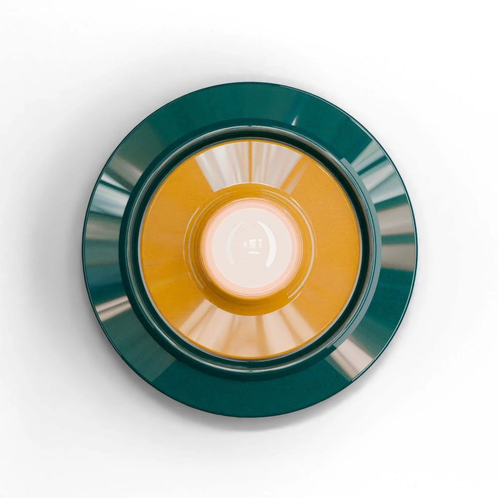 Architectural Ceramic Wall Light – Modern Concentric Form