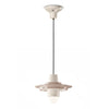 Contemporary Pendant Lamp – Glazed Ceramic With Bold Geometry