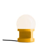 Elegant Ceramic Table Lamp with Blown Glass Shade