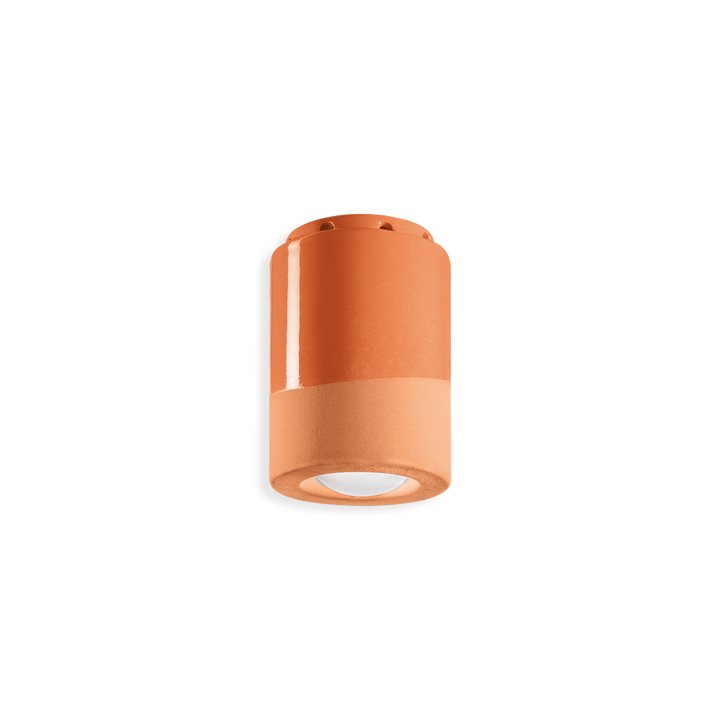 Vintage Cylinder Ceiling Lamp In Different Colors Ceramic