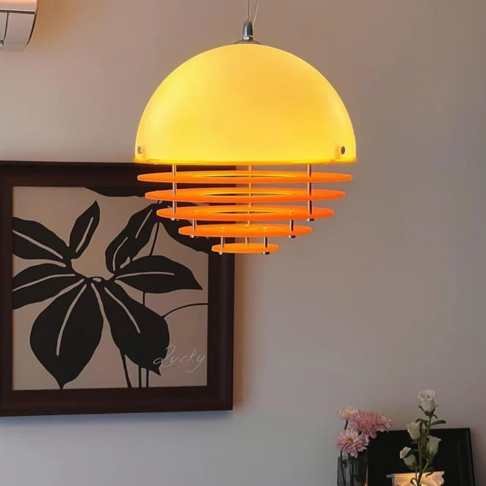 Modern Sunset Pendant – Orange & Blue Mood Light For Any Room