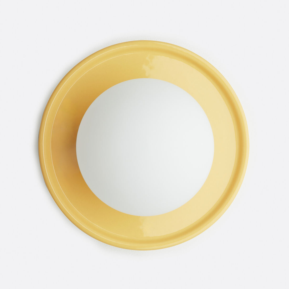 Ceramic Globe Wall Sconce – Opal Glass Bedside Light