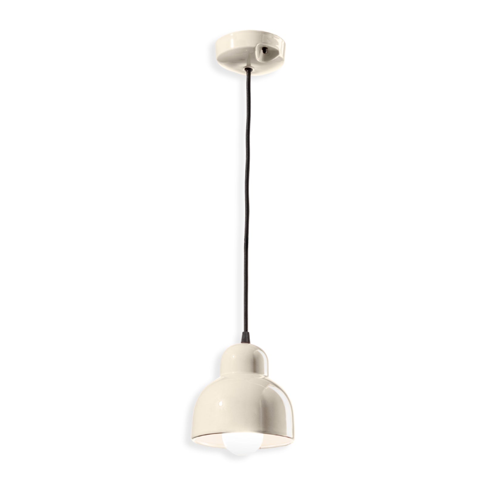 Ceramic Pendant Light With Glass Detail - 6 Elegant Options