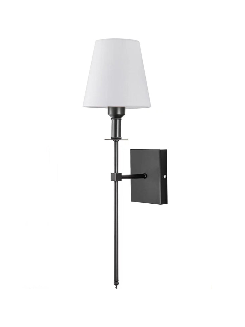 Classic Fabric Shade Battery Wireless Wall Sconce