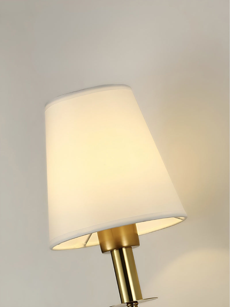 Classic Fabric Shade Battery Wireless Wall Sconce