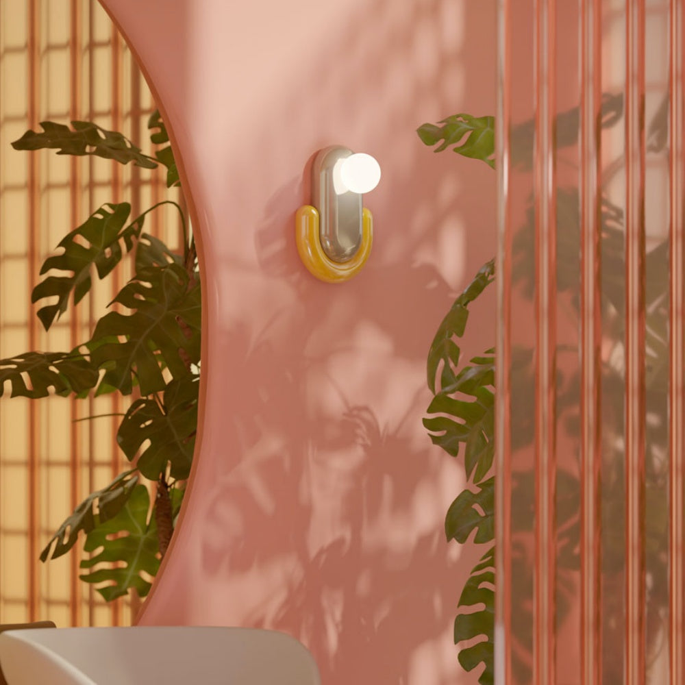 Unique Wall Light With Soft Colorful Design