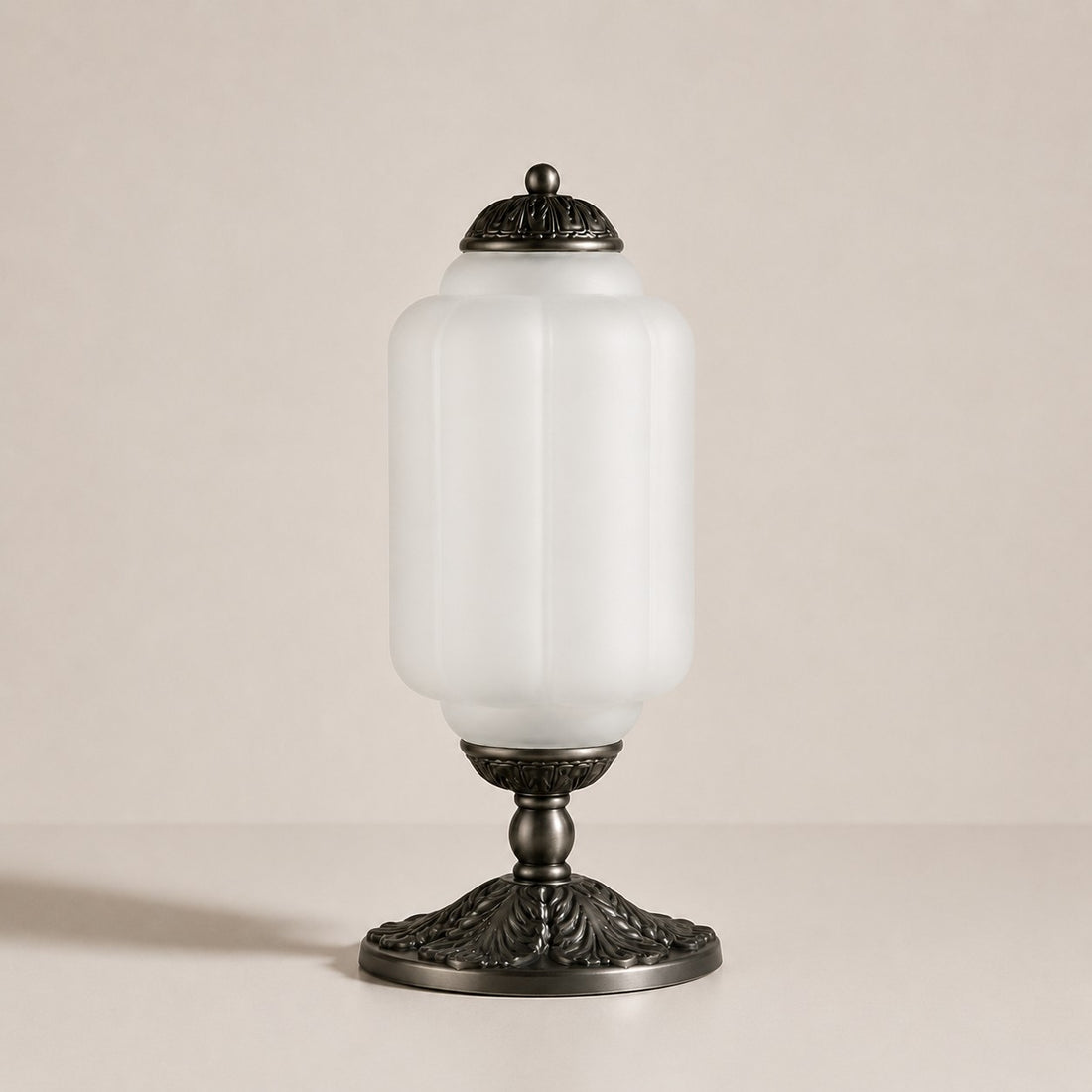 Eloise Milk Glass Table Lamp for Bedroom Decor