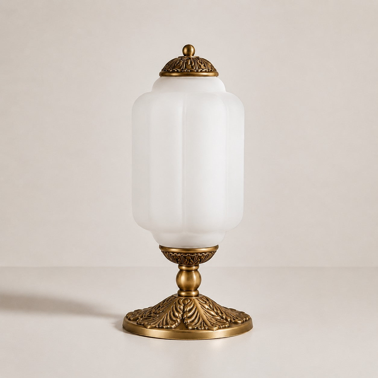 Eloise Milk Glass Table Lamp for Bedroom Decor