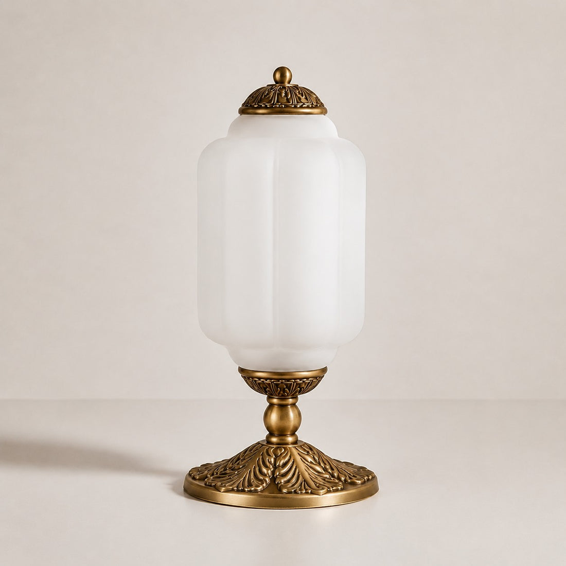 Eloise Milk Glass Table Lamp for Bedroom Decor