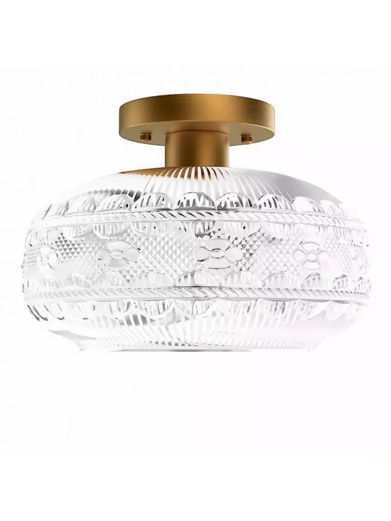 Contemporary Minimalist Glass Ceiling Light