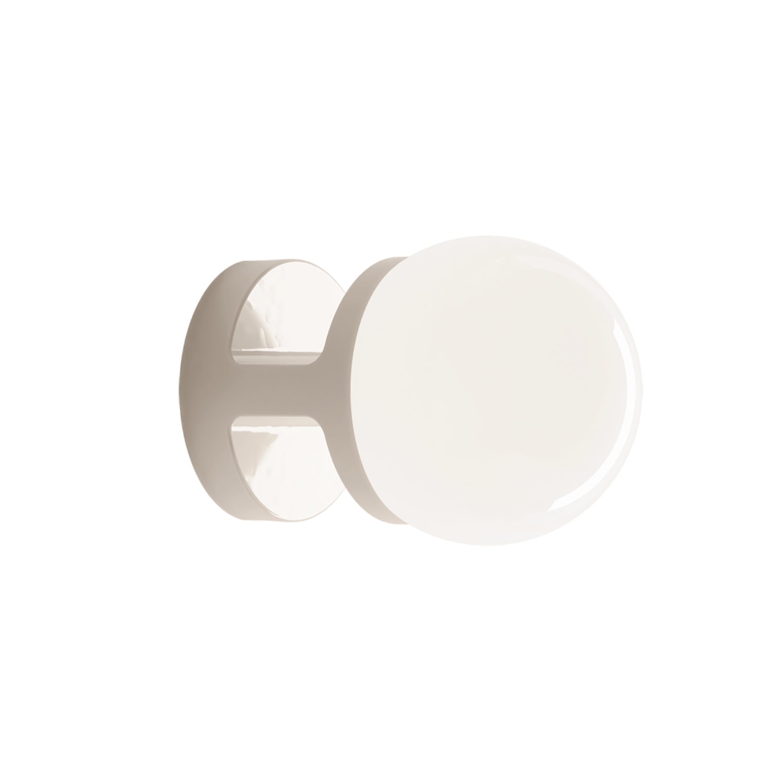 Contemporary Globe - Inspired Ceramic Wall Sconce With Glass Touch