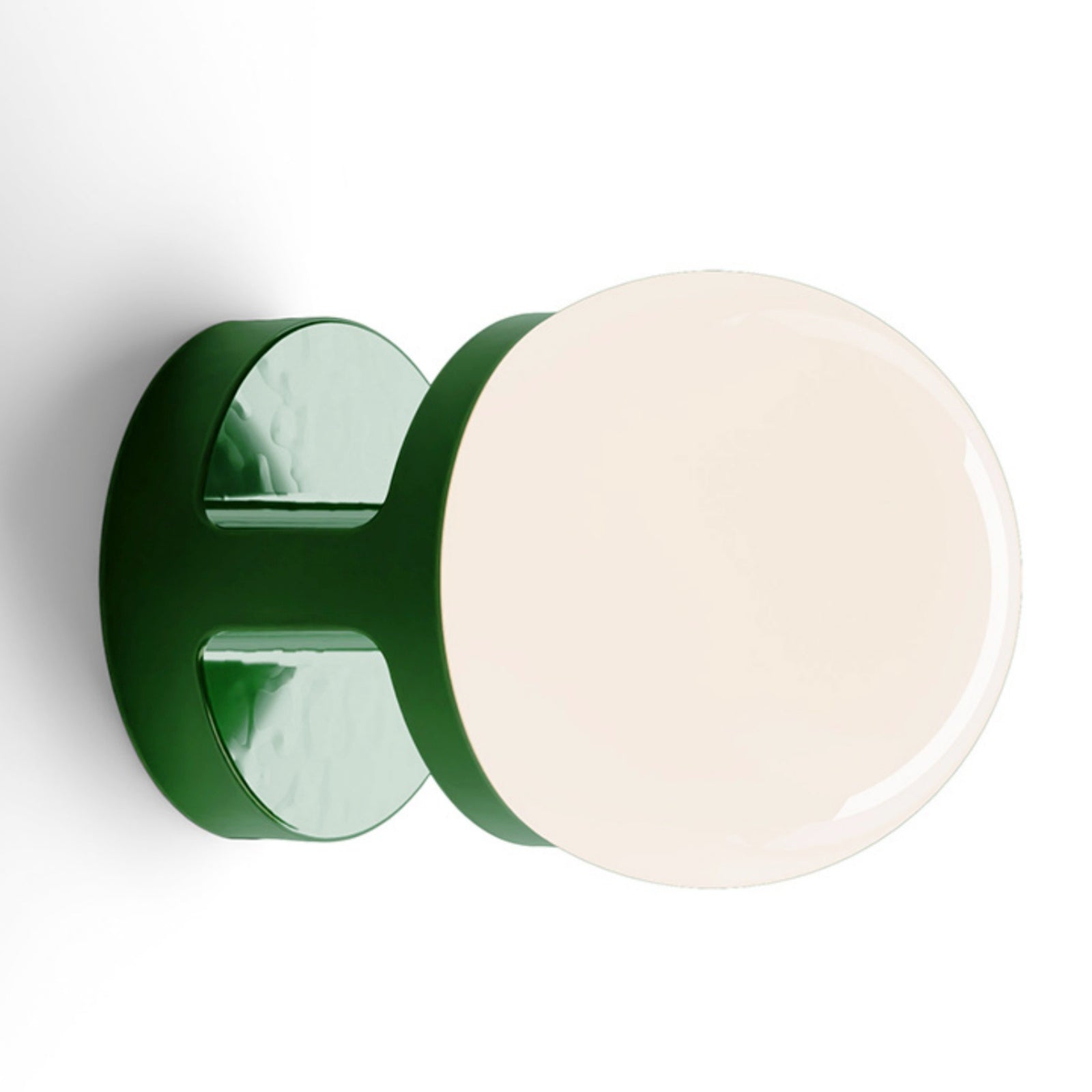 Contemporary Globe - Inspired Ceramic Wall Sconce With Glass Touch