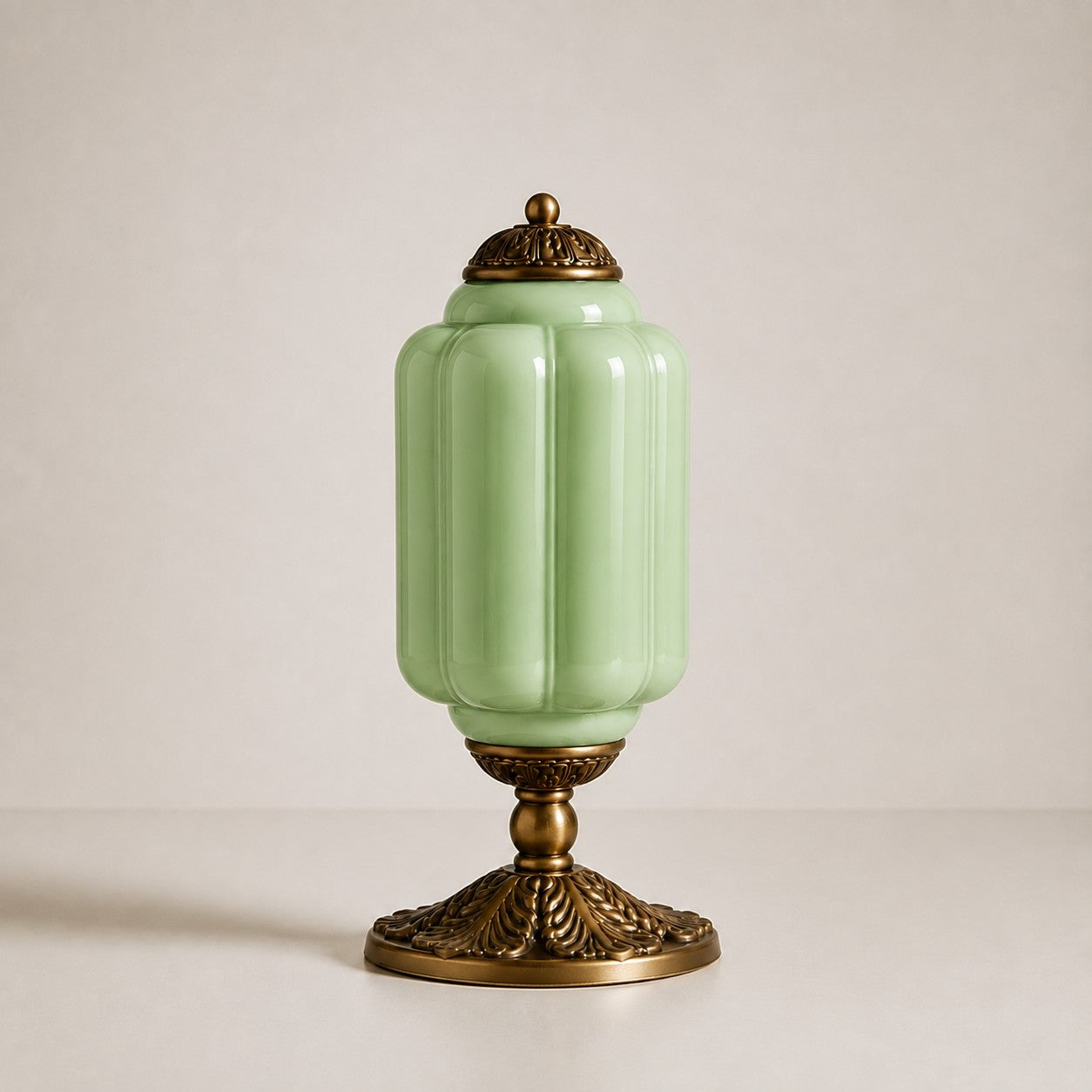 Eloise Milk Glass Table Lamp for Bedroom Decor