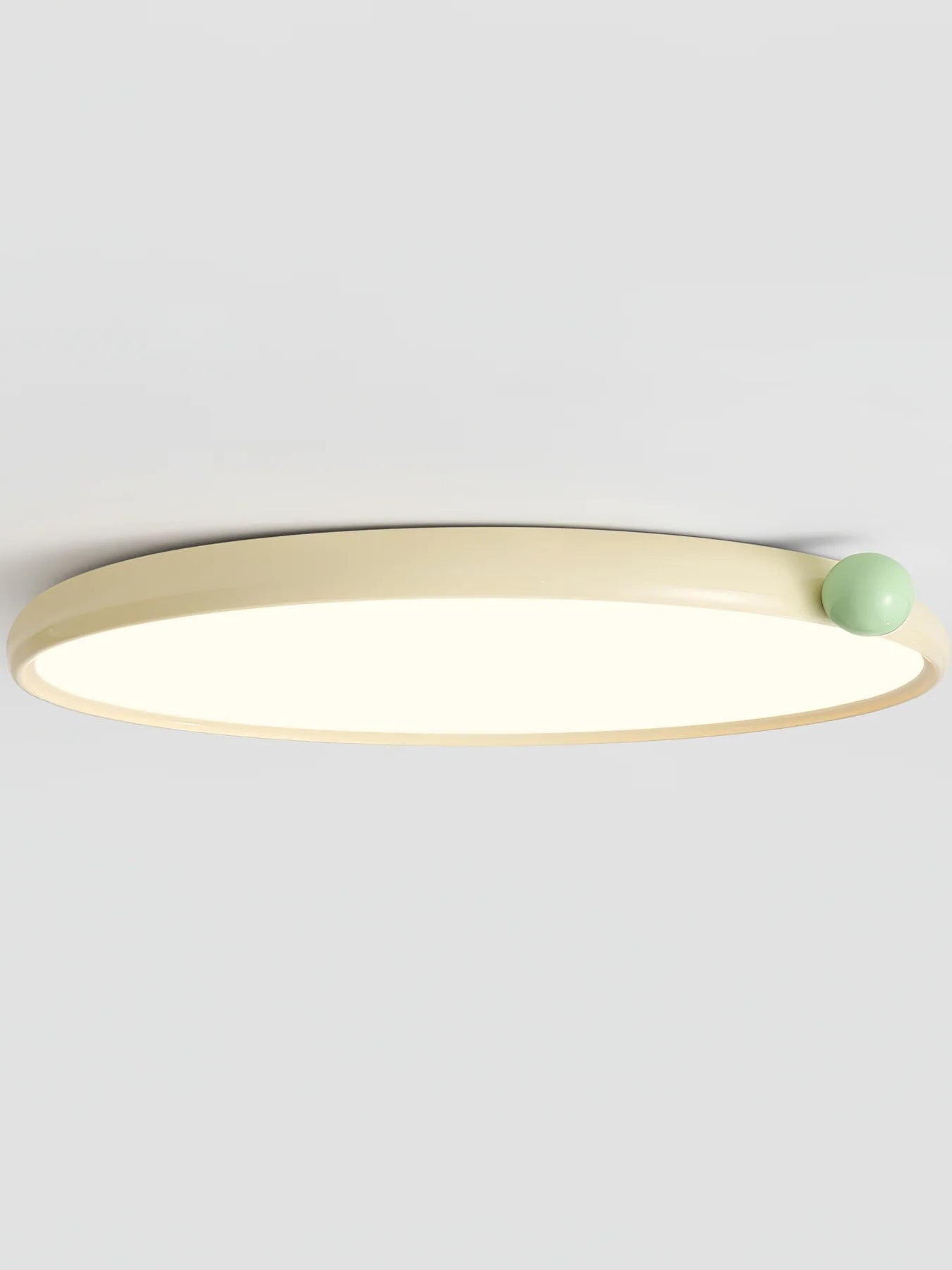 Cream Style Disc Ultra-thin Ceiling Lamp