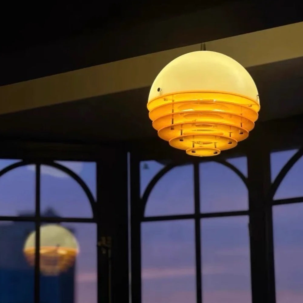 Modern Sunset Pendant – Orange & Blue Mood Light For Any Room