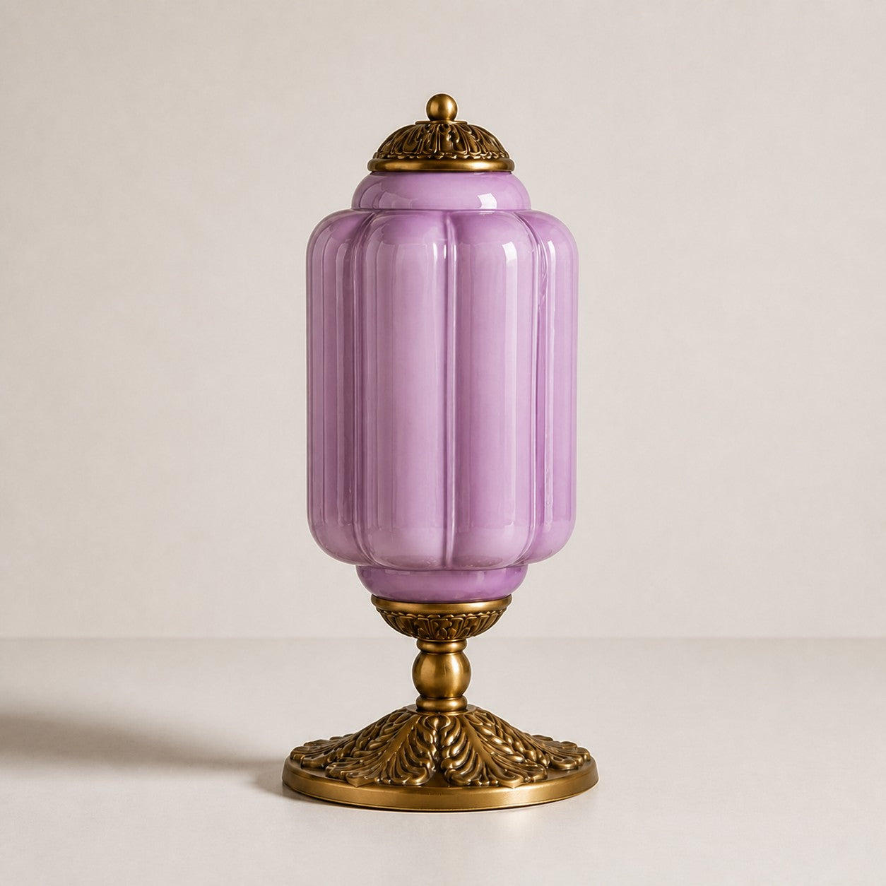 Eloise Milk Glass Table Lamp for Bedroom Decor