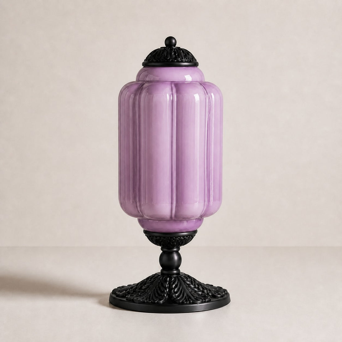 Eloise Milk Glass Table Lamp for Bedroom Decor