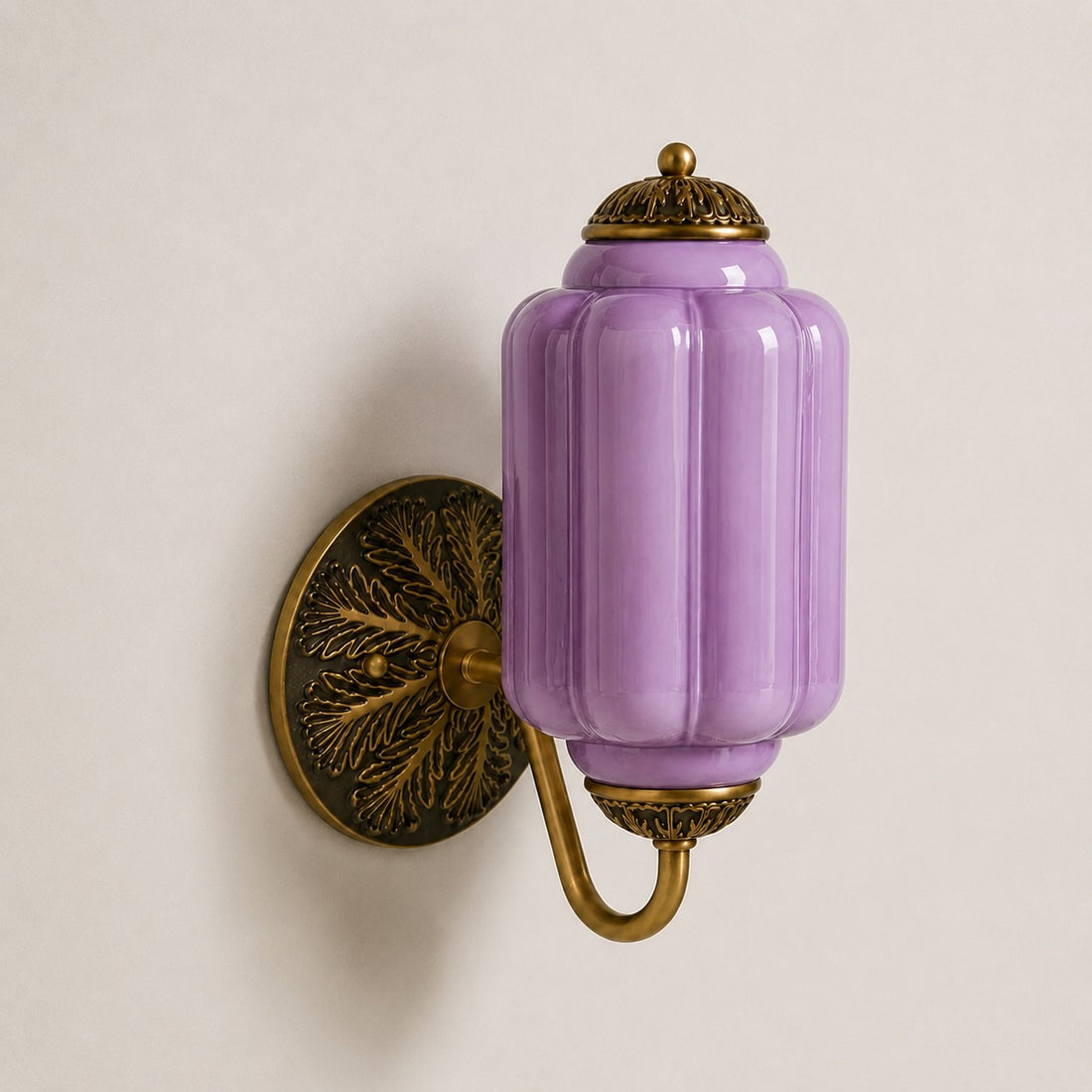 Vintage Milk Glass Sconce - Bedside Cream Eloise Wall Sconce