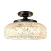 Contemporary Minimalist Glass Ceiling Light
