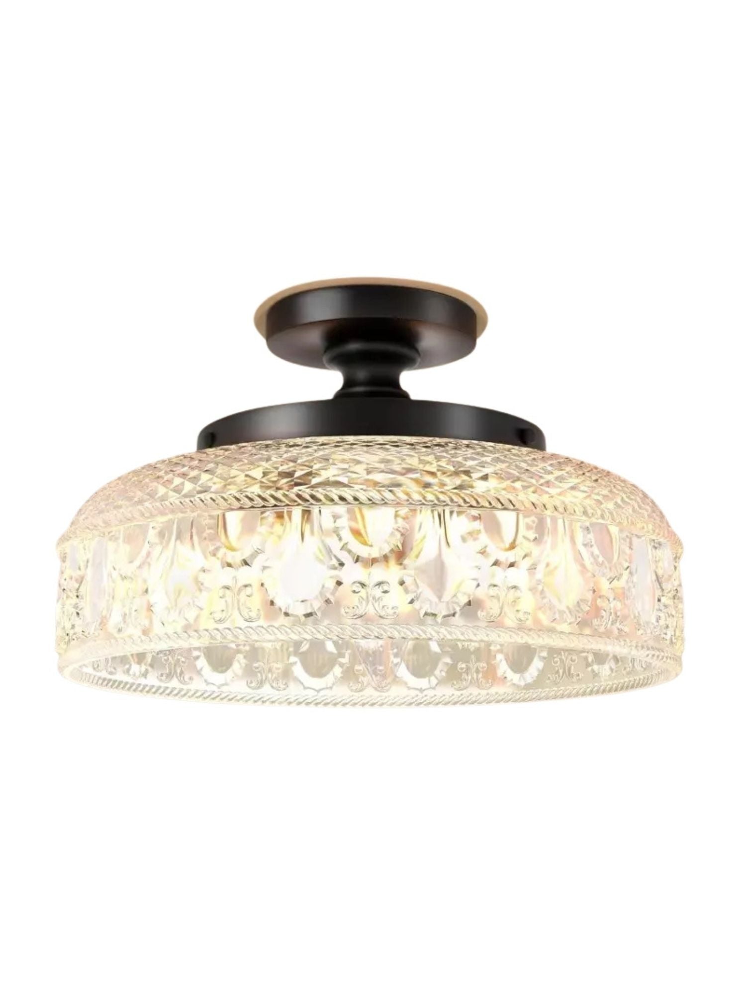 Contemporary Minimalist Glass Ceiling Light