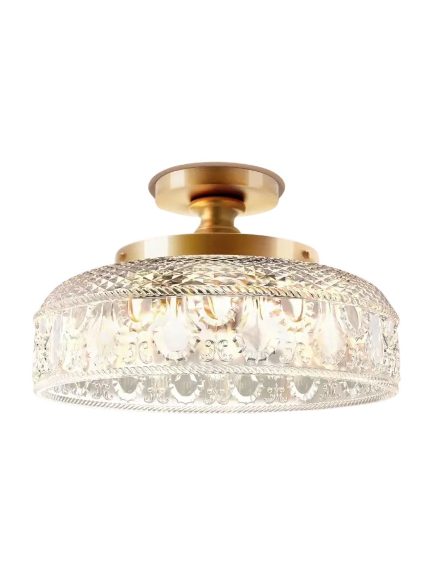 Contemporary Minimalist Glass Ceiling Light