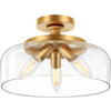 Contemporary Minimalist Glass Ceiling Light