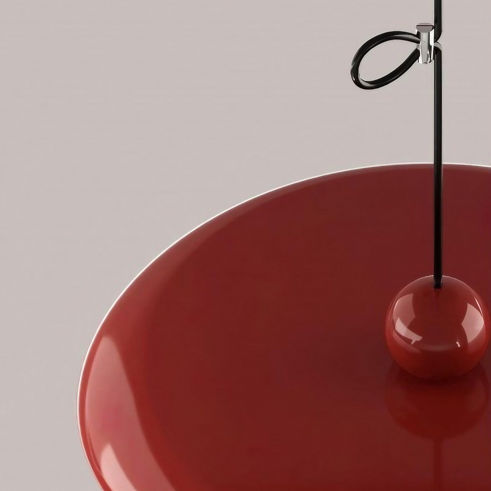 Minimalist Adjustable Lola Swing Arm Disc Flying Saucer Pendant Light For Dining Room