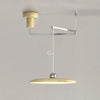 Minimalist Adjustable Lola Swing Arm Disc Flying Saucer Pendant Light For Dining Room