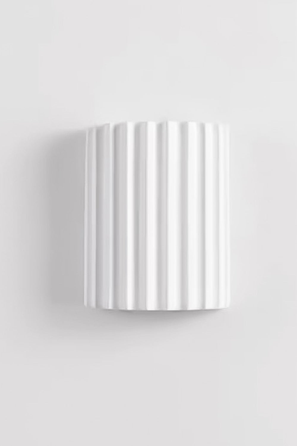 Modern Ribbed Resin Fluted Wall Lamp