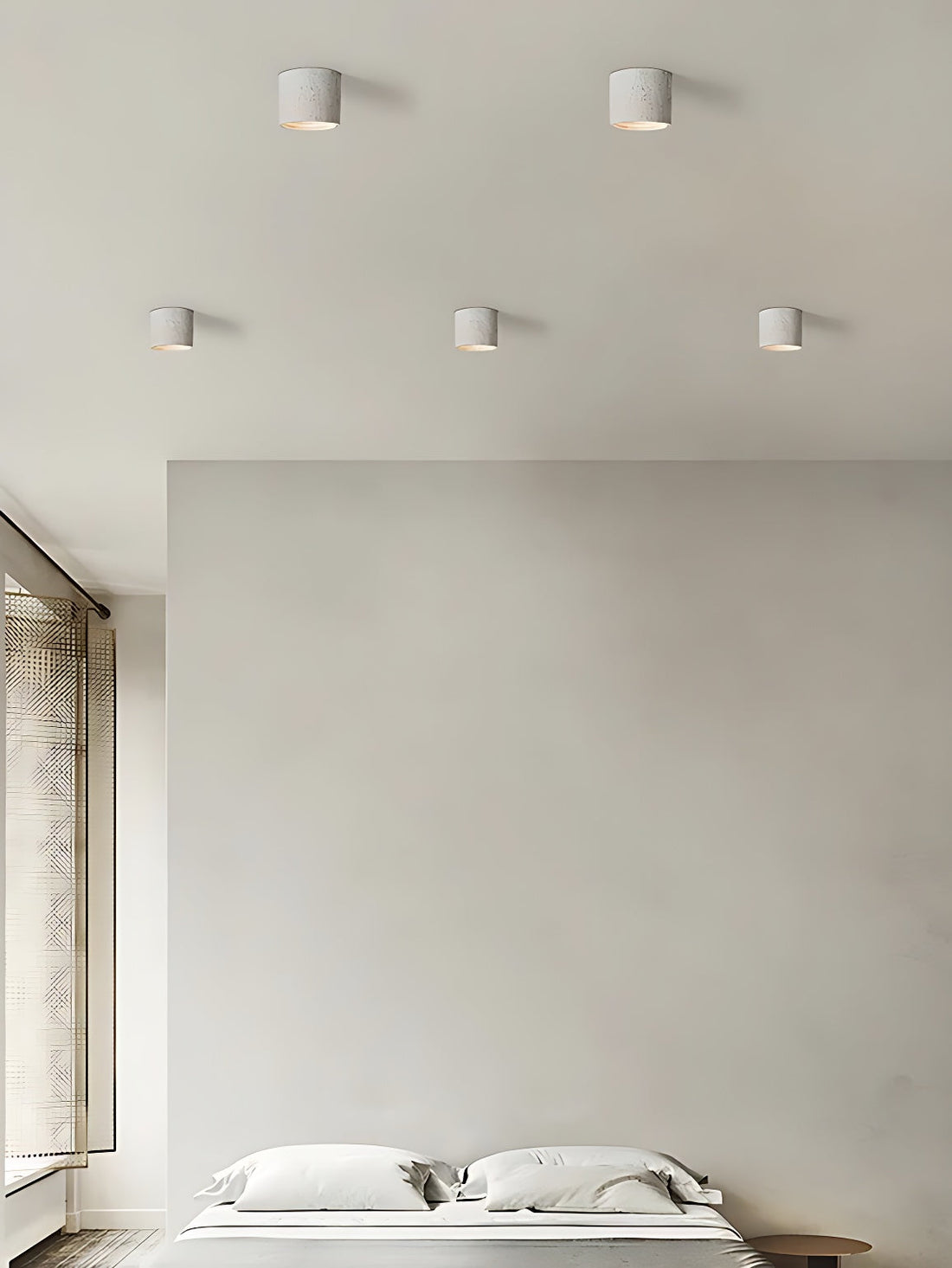 Modern Wabi-Sabi Cylindrical Ceiling Lamp