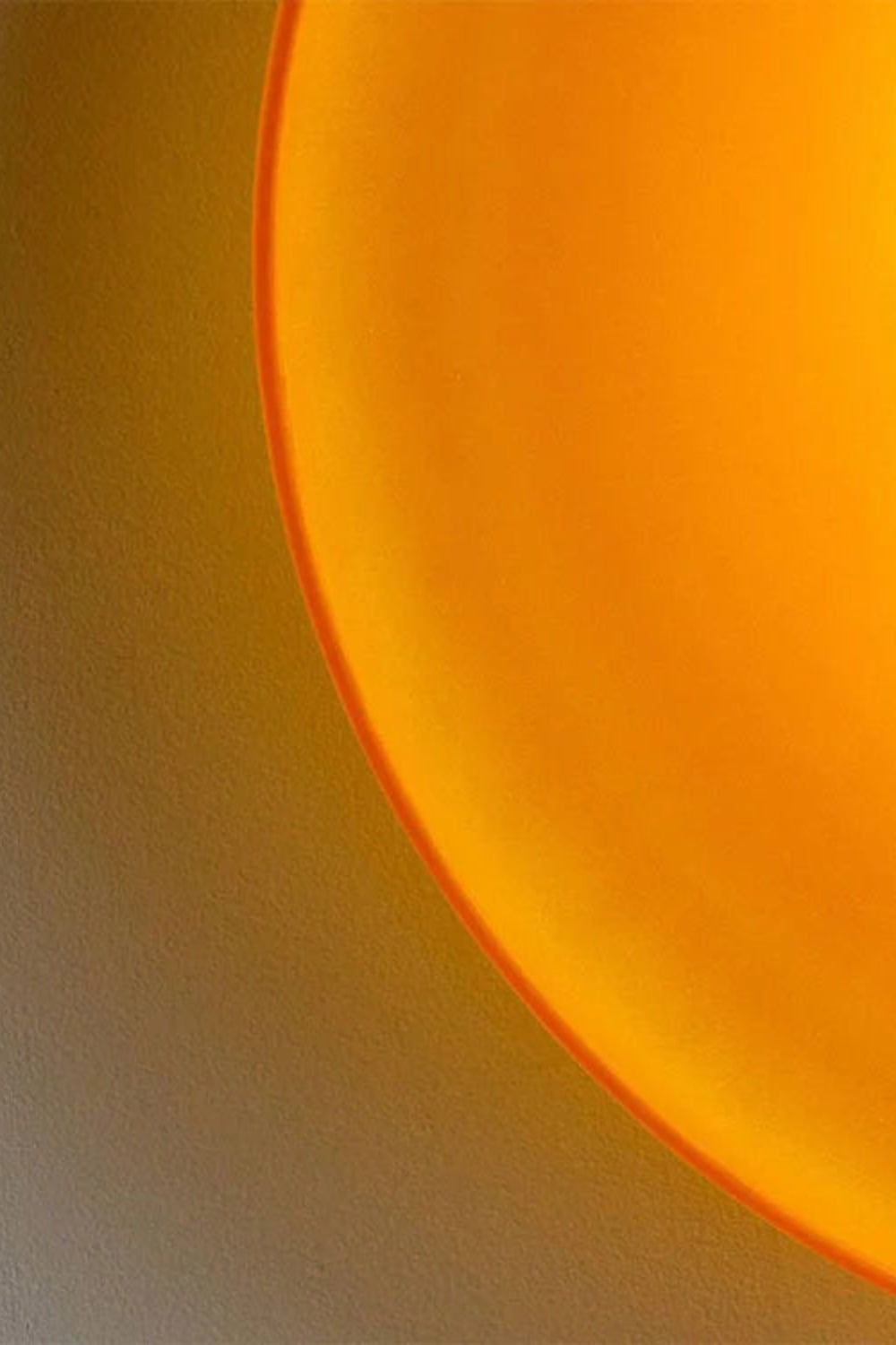 Morandi Modern Style Disc Glass Pendant Lamp