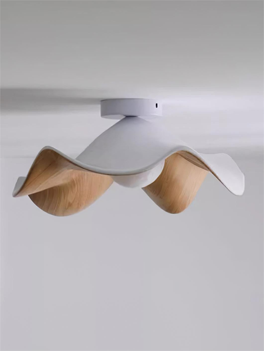 New Modern Simple Walnut Grain Ceiling Light