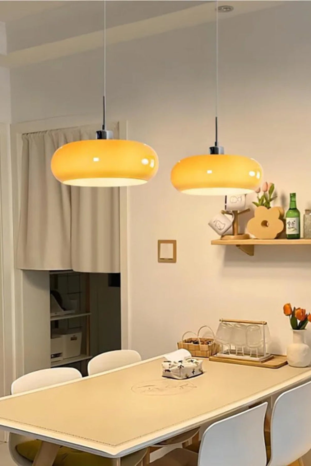 Nordic Metal Bauhaus Glass Pendant Lamp