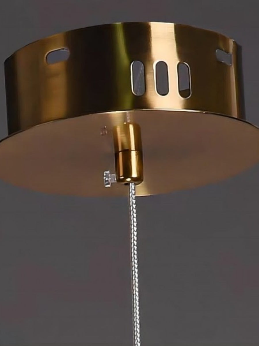 Nordic Starry Cylinder Glass Pendant Lamp