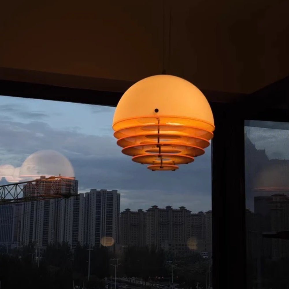 Modern Sunset Pendant – Orange & Blue Mood Light For Any Room