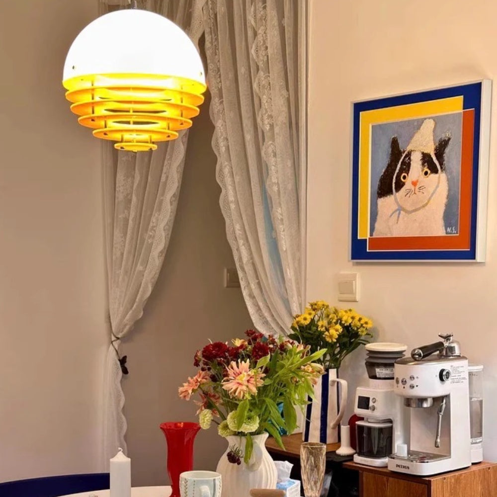 Modern Sunset Pendant – Orange & Blue Mood Light For Any Room