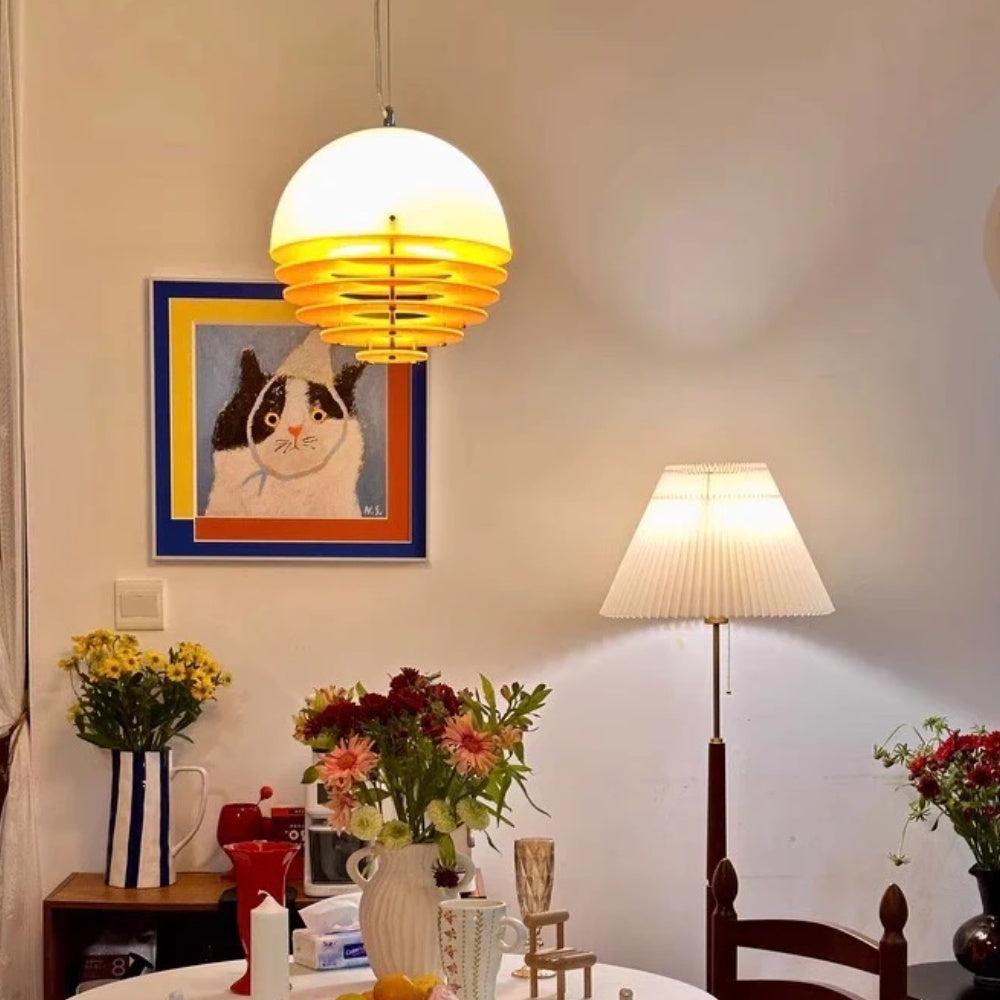 Modern Sunset Pendant – Orange & Blue Mood Light For Any Room